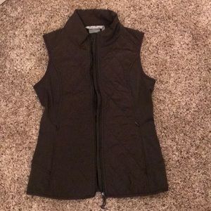 Athleta olive green vest